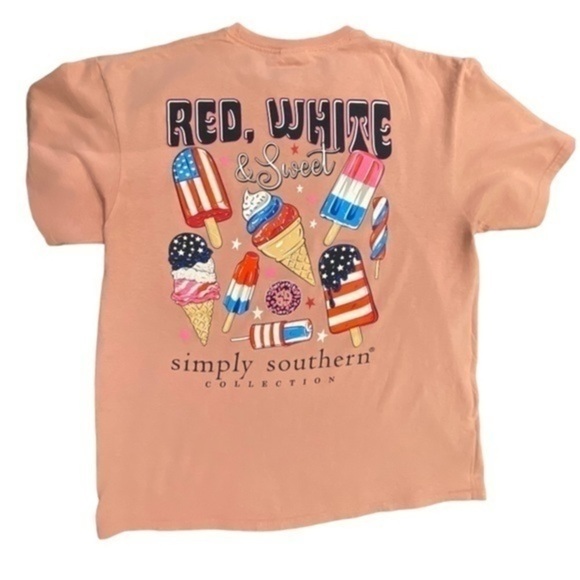 Tops - Simply Southern - Red, White, & Sweet! T-Shirt